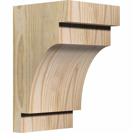 Ekena Millwork Mediterranean Rough Sawn Corbel, Douglas Fir, 6"W x 6"D x 10"H COR06X06X10MED00RDF